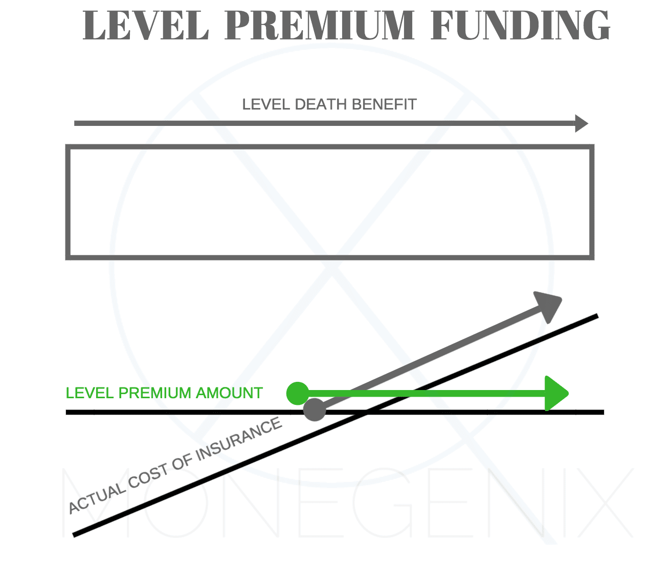 Level premium funding example for life insurance Level premium funding example for life insurance